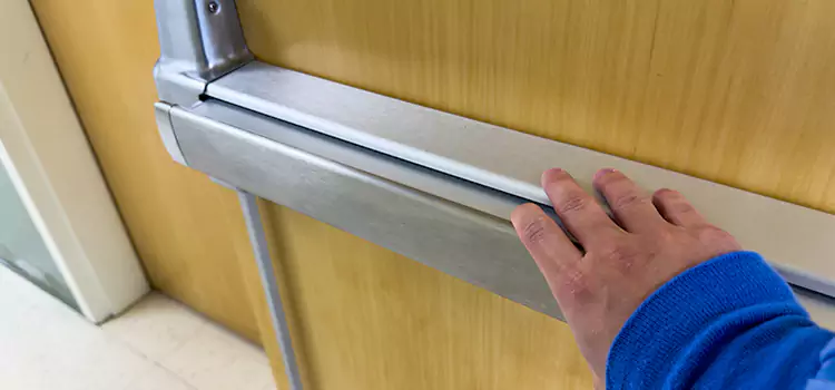 Installing a Push Bar on a Door Norfolk